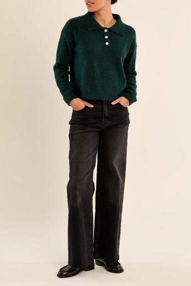Women's Molly Bracken Quarter Button Knit