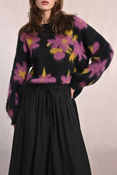Women's Molly Bracken Brandi Floral Crew Knit
