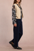 Women's Molly Bracken Glitzy Knit Vest in Cream