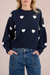 Women's Molly Bracken Heart Knit Crew