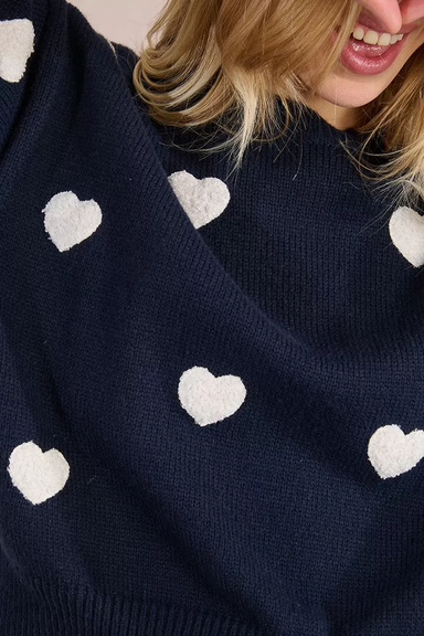 Women's Molly Bracken Heart Knit Crew