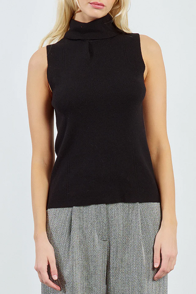 Women's Molly Bracken Layering Turtleneck Tank in Black