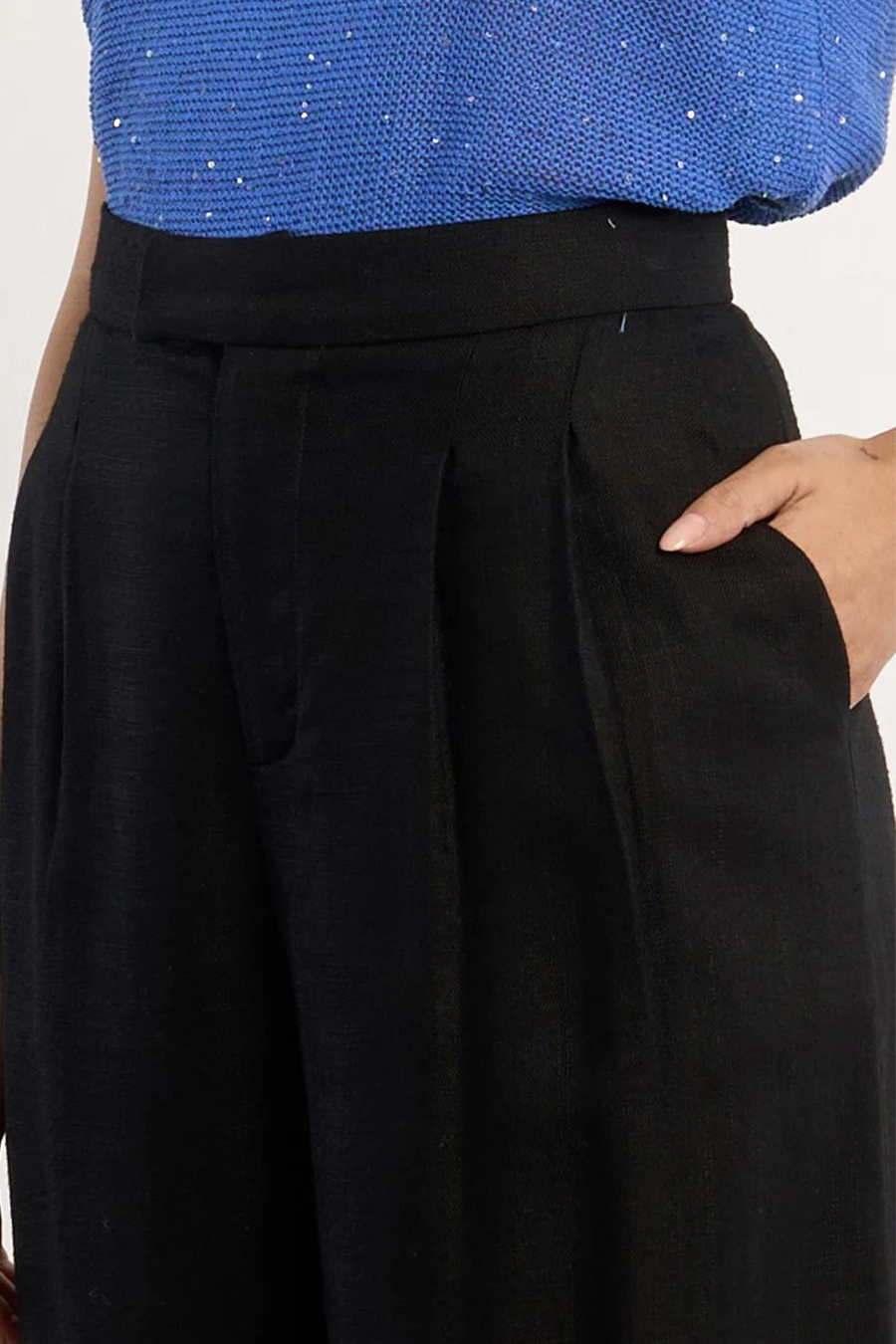 Women's Molly Bracken Messing Trouser in Black