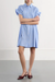 Women's Molly Bracken Minette Shirt Dress in Blue Stripe