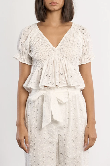 Women's Molly Bracken Sophie Eyelet Blouse