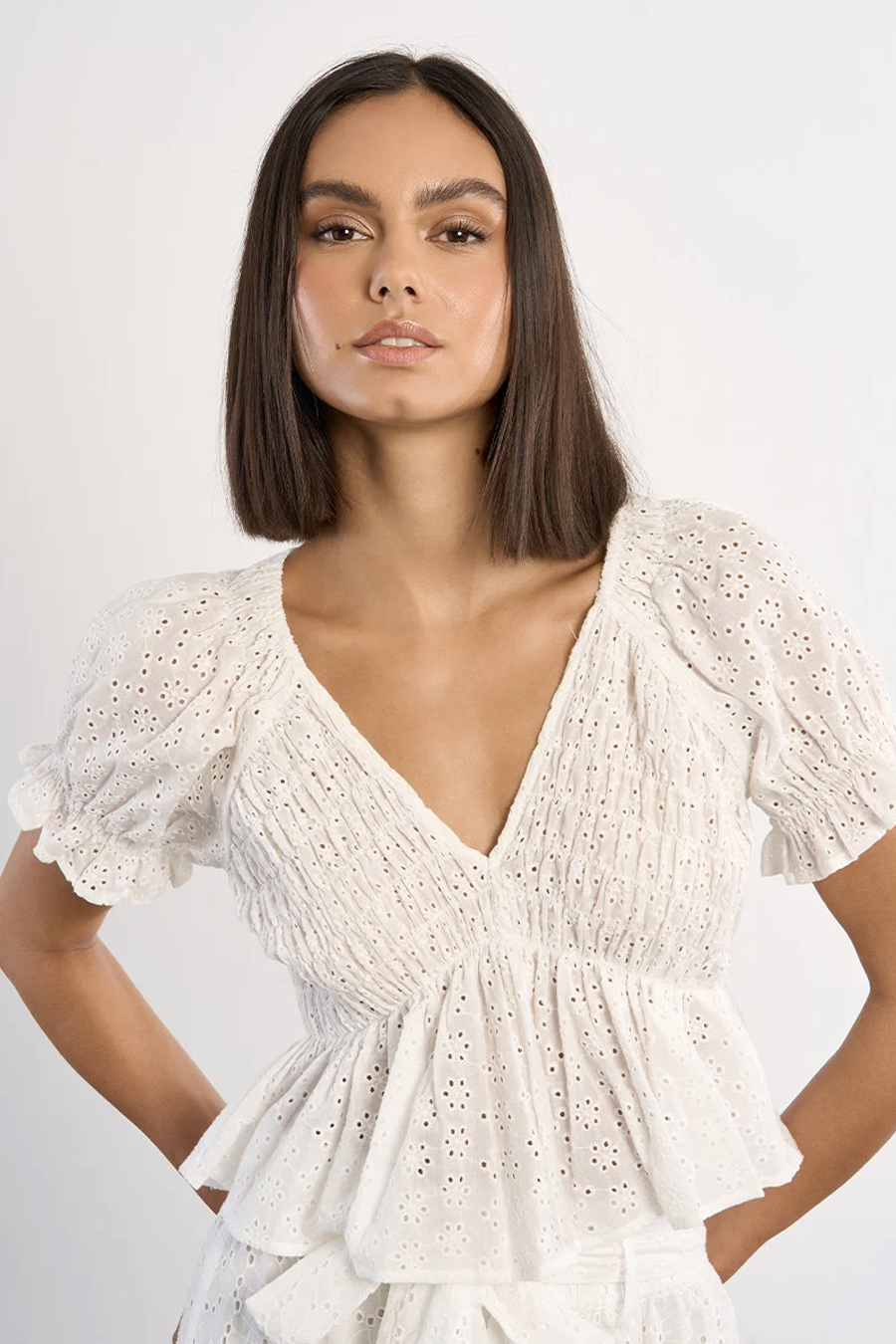 Women's Molly Bracken Sophie Eyelet Blouse