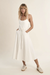 Women's Molly Bracken Tippy Midi Dress in Ecru