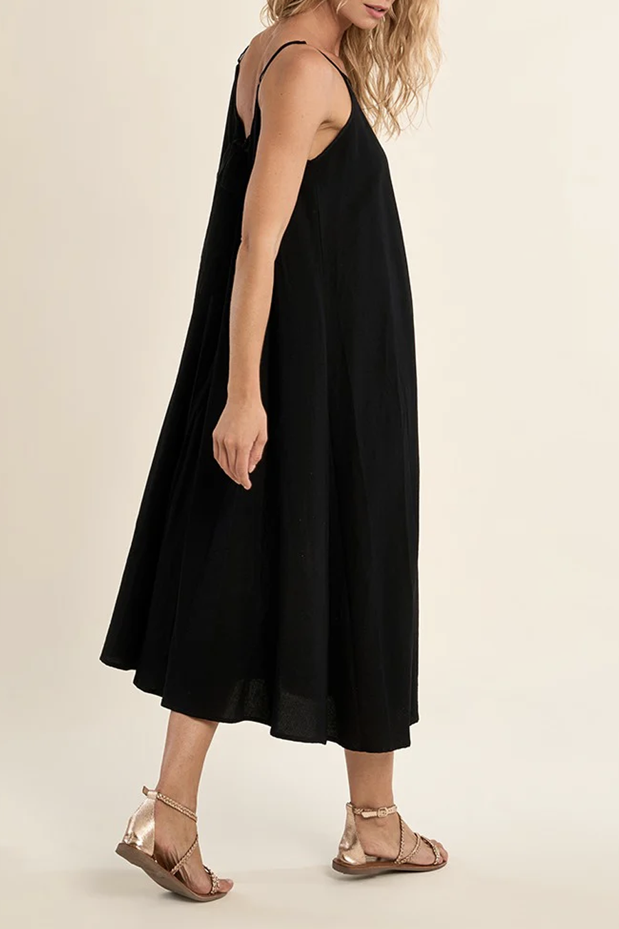 Women's Molly Bracken Trapeze Dress in Black