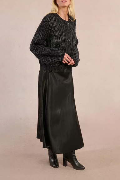 Women's Molly Bracken Tully Chunky Cardigan in Black
