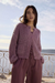 Women's Molly Bracken Tully Chunky Cardigan in Mauve