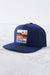North Standard Waves Snapback in Navy