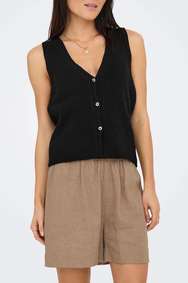 Women's Only Gurli Knit Vest in Black