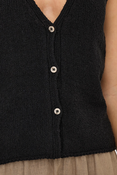 Women's Only Gurli Knit Vest in Black