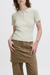 Women's JJXX Hadley Slinky Polo in Vanilla