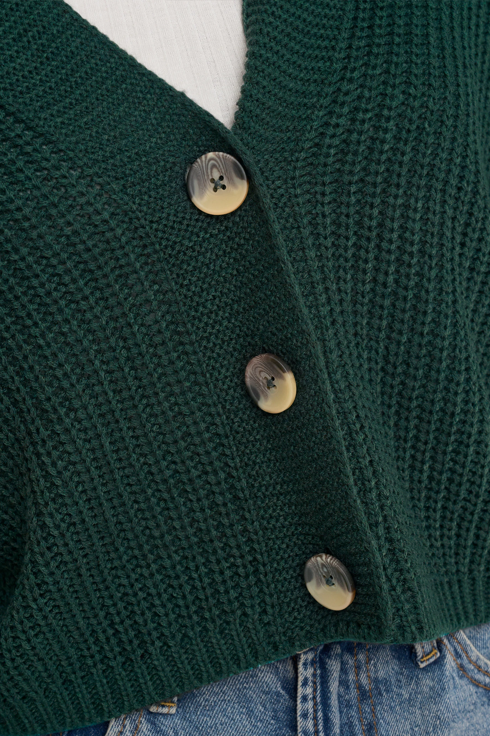 Women's Only Nice Cardigan in Green Gables