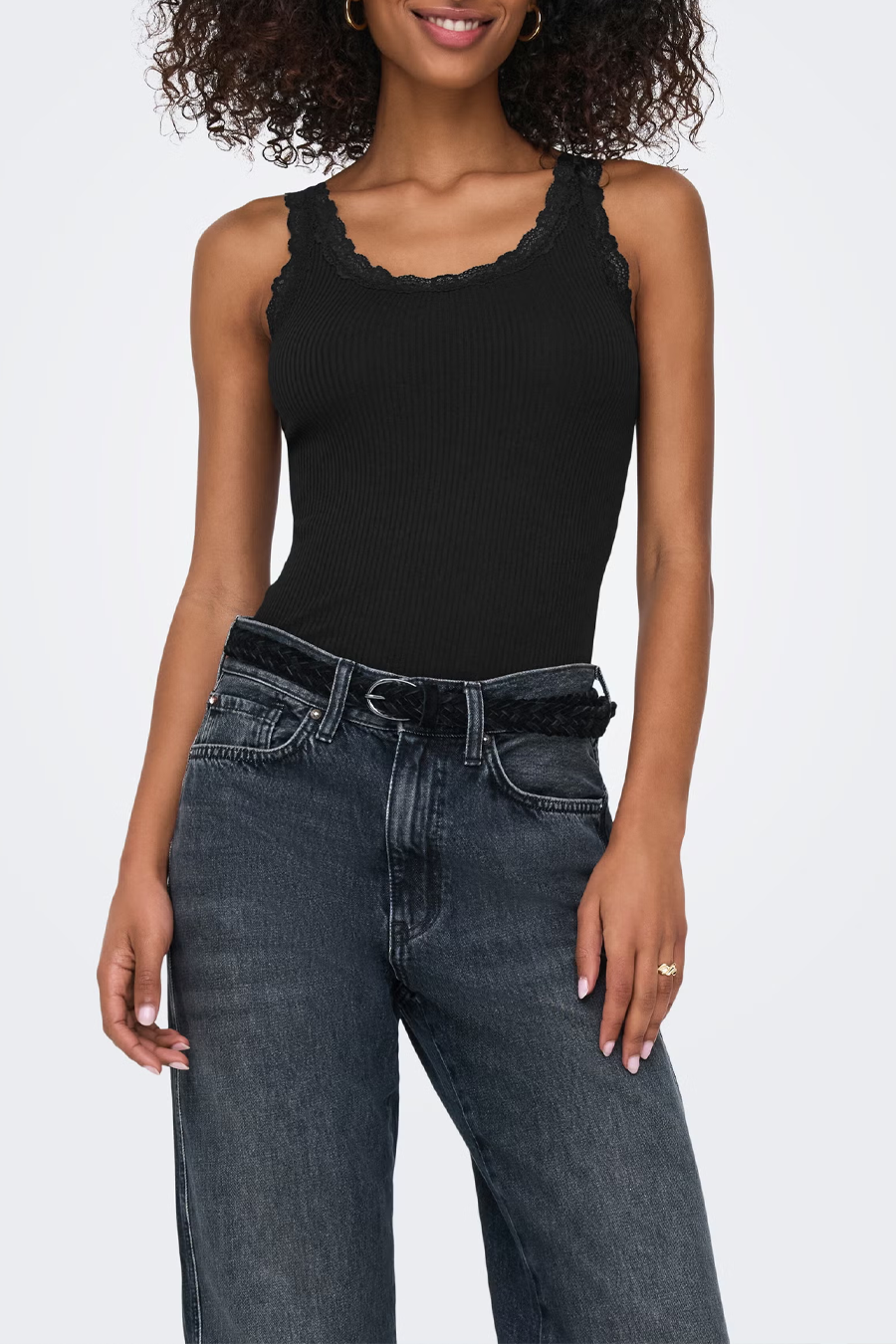 Women's Only Sharai Tank Top in Black