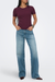 Women's Only Val Ribbed Tee in Fig