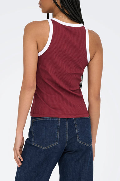 Women's Only Vela Sport Tank in Ruby Wine