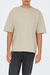 Men's Only & Sons Caspian Airflex S/S Tee in Silver Lining