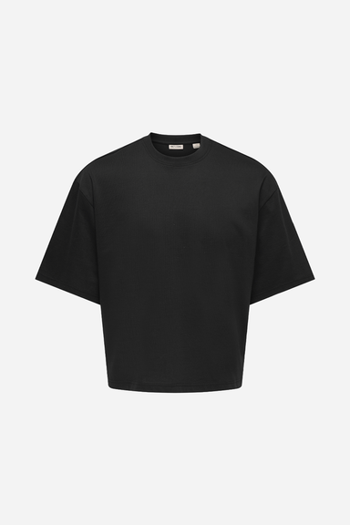 Men's Only & Sons Fred Short Sleeve Crop Tee in Black
