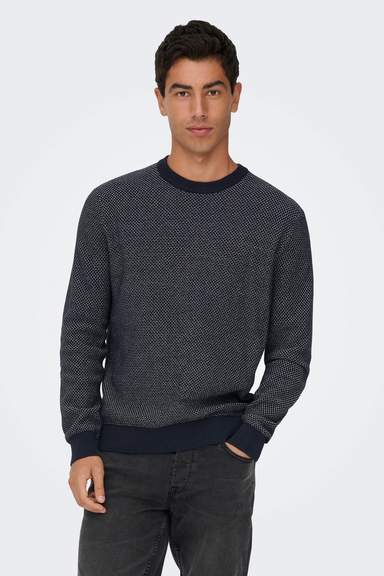 Men's Only & Sons Morgan Structured Crew Knit