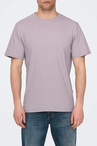 Men's Only & Sons Max SS Stitch Tee in Nirvana