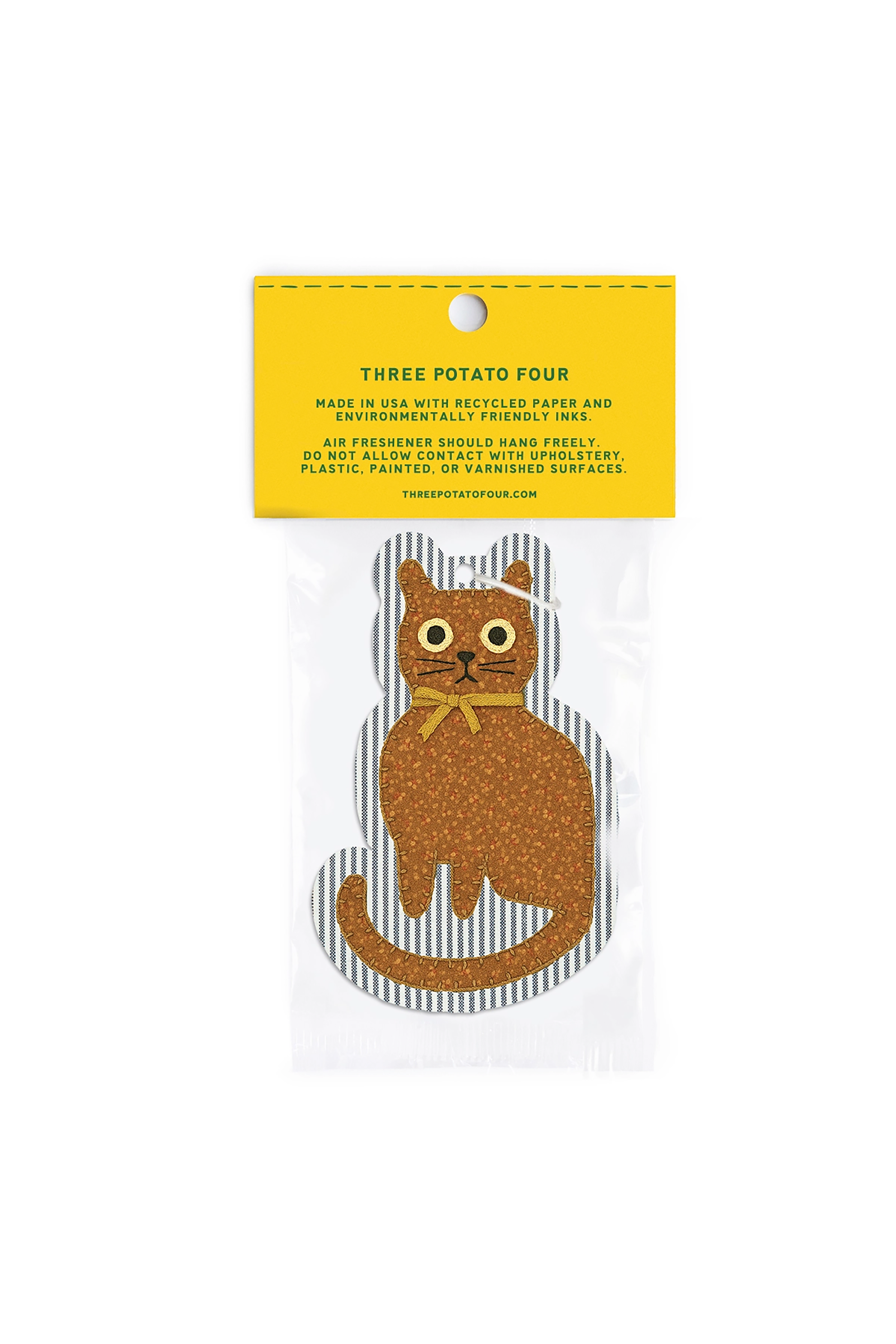 Three Potato Four Orange Cat Air Freshener