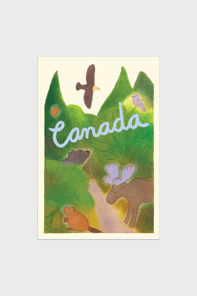 Paperole Taiga Canada Postcard