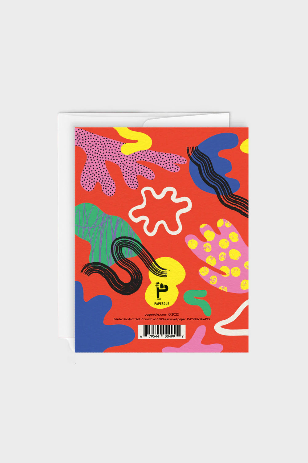 Paperole Shapes Birthday Card