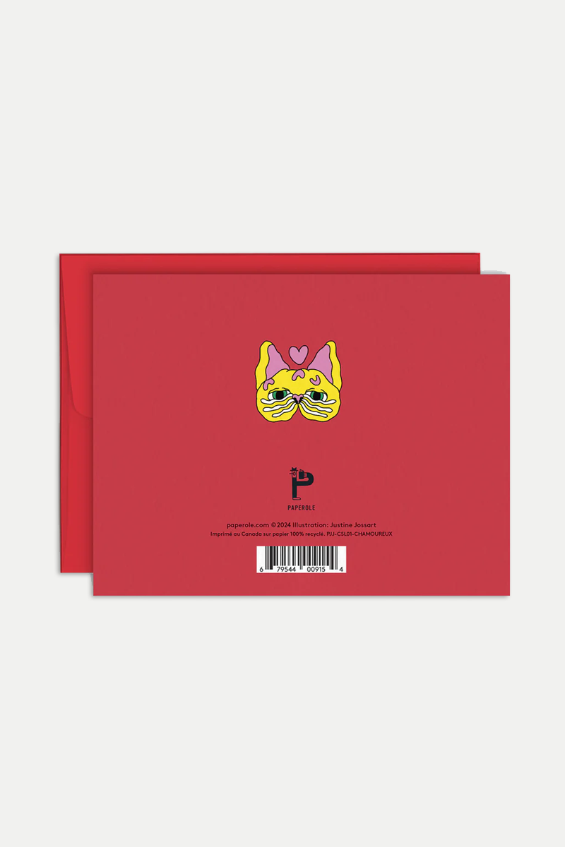 Paperole Smitten Kitten Greeting Card
