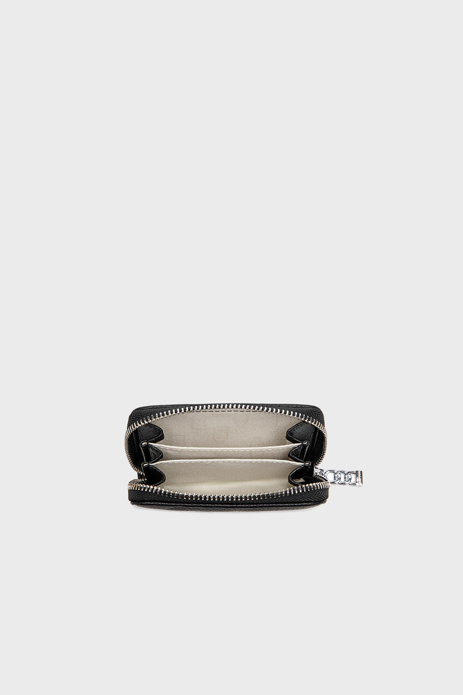 Pixie Mood Kimi Card Wallet in Black Pebbled
