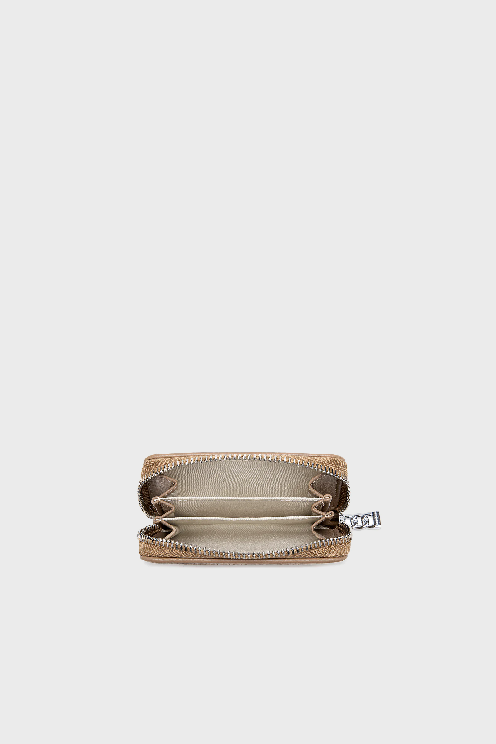 Pixie Mood Kimi Card Wallet in Latte Pebbled