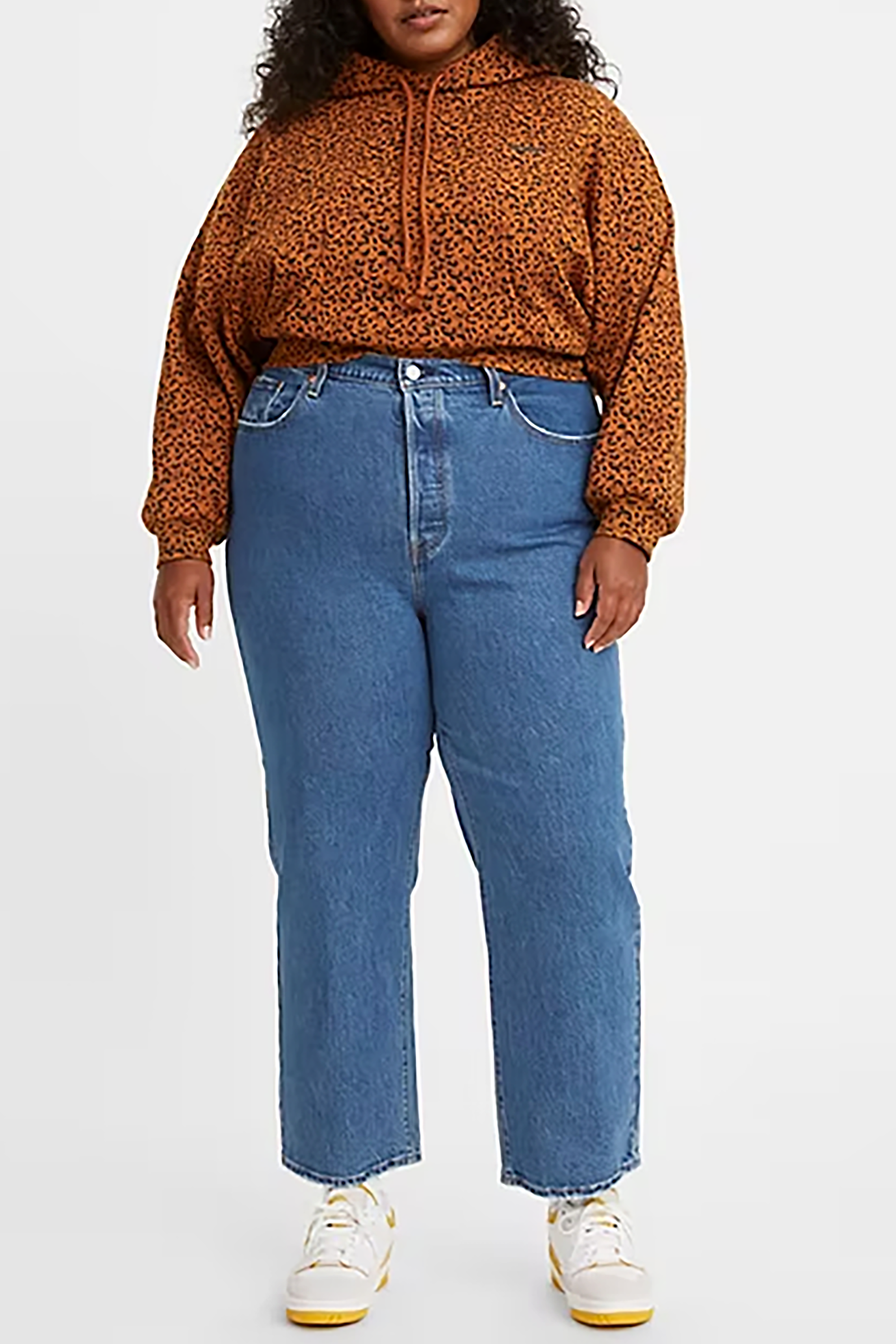 Plus Ribcage Straight Ankle in Jazz Pop