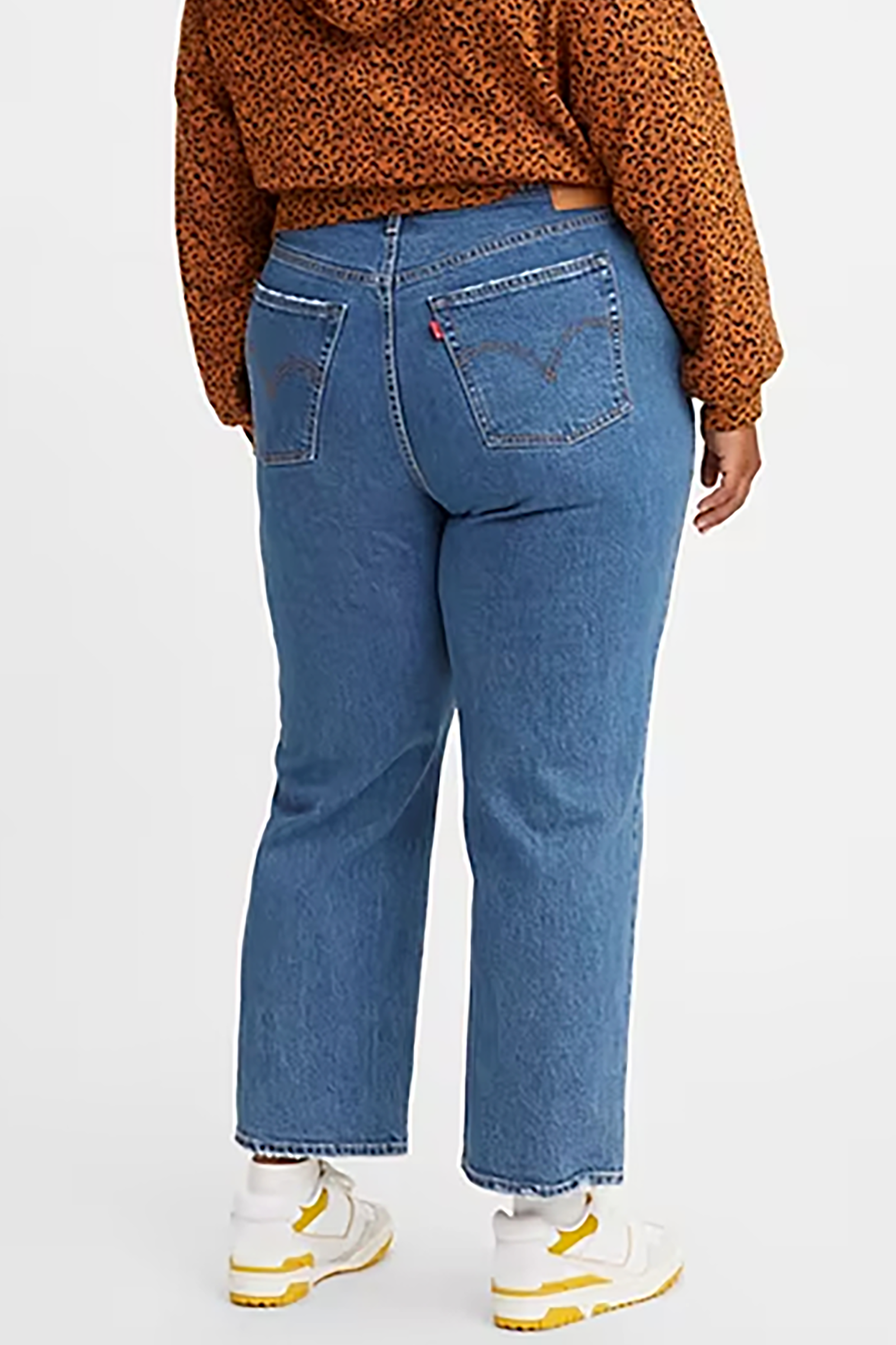 Plus Ribcage Straight Ankle in Jazz Pop