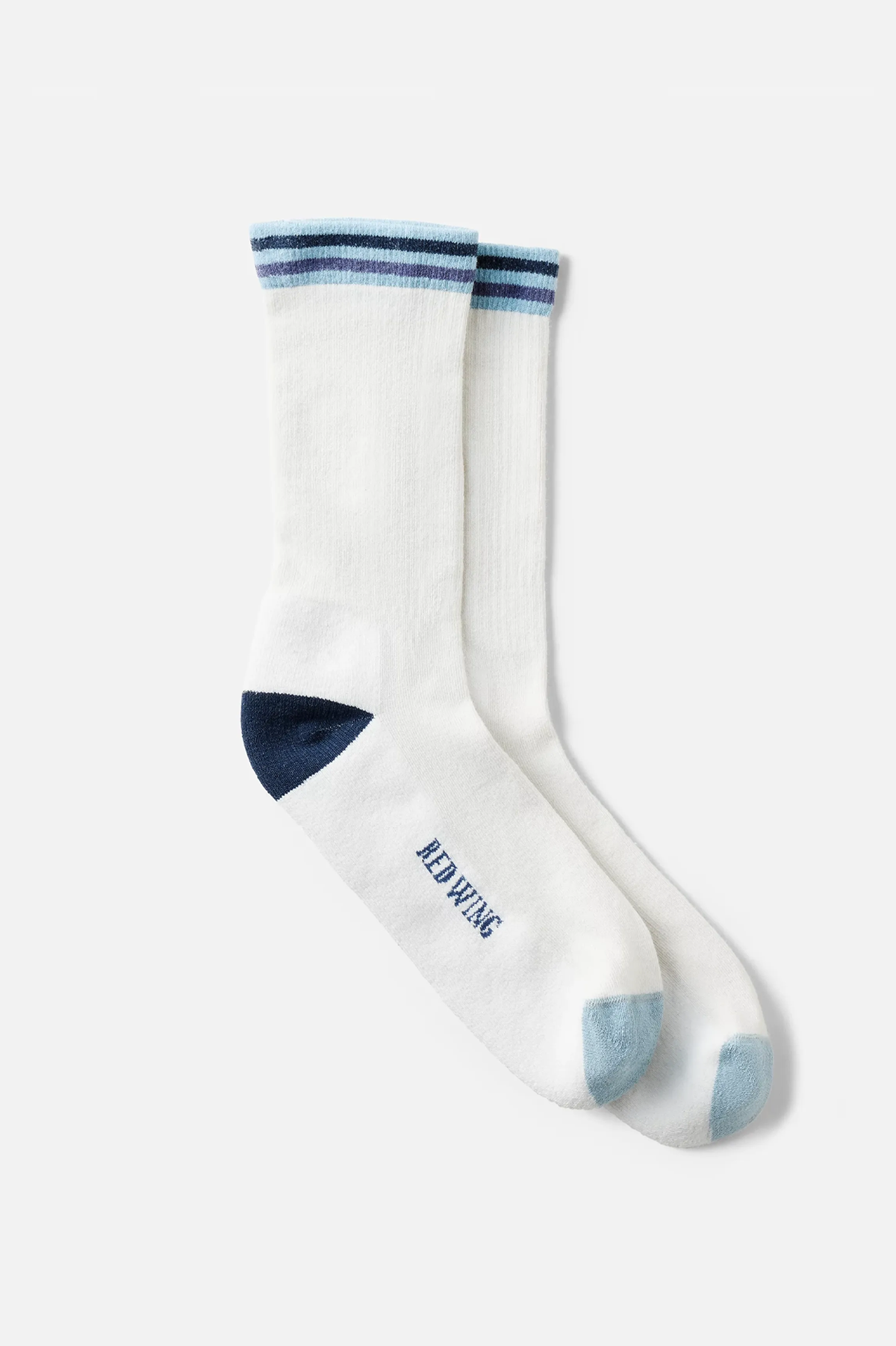 Red Wing Heritage Vintage Stripe Crew in Silver Birch, Carbon Navy & Steel Blue