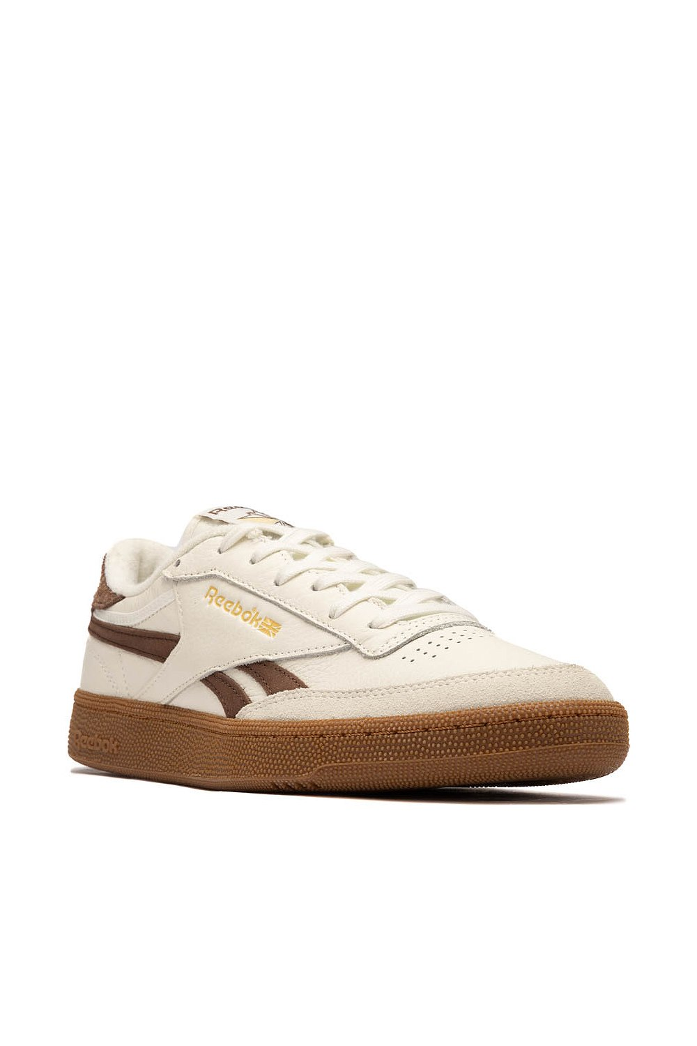Men's Reebok Club C Revenge  in Chalk, Formal Brown & Gum