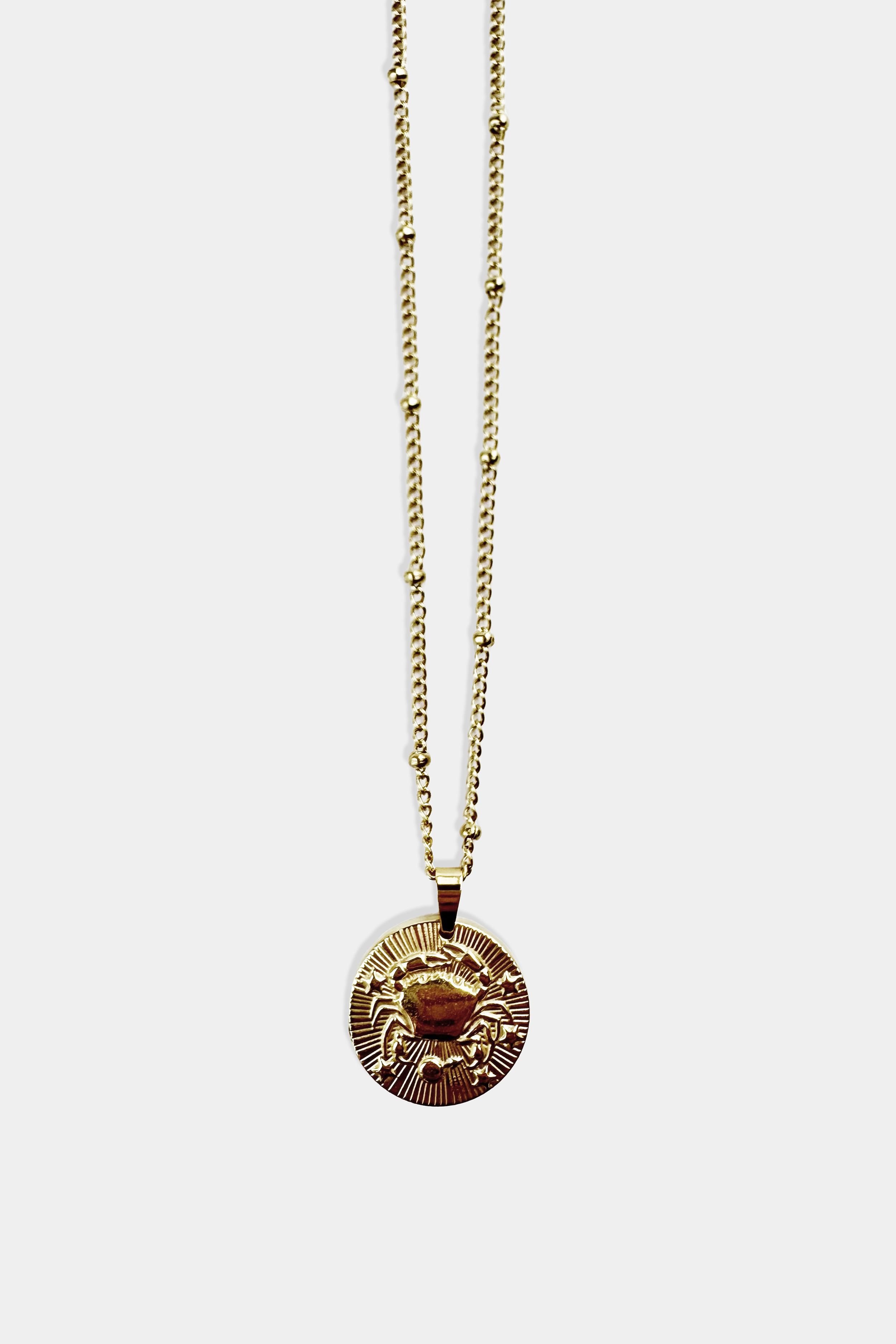 Retro Zodiac Charm Necklace