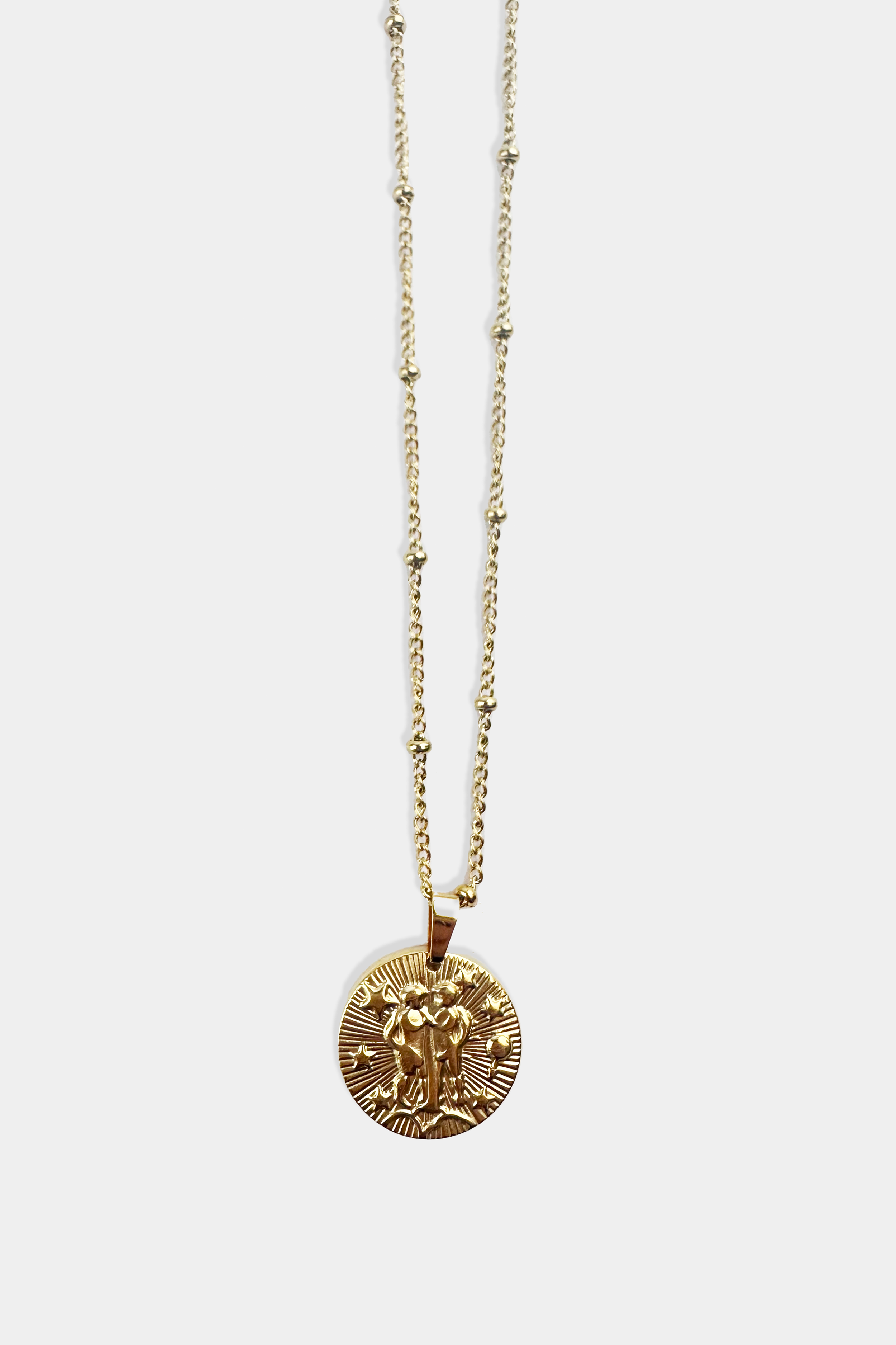 Retro Zodiac Charm Necklace