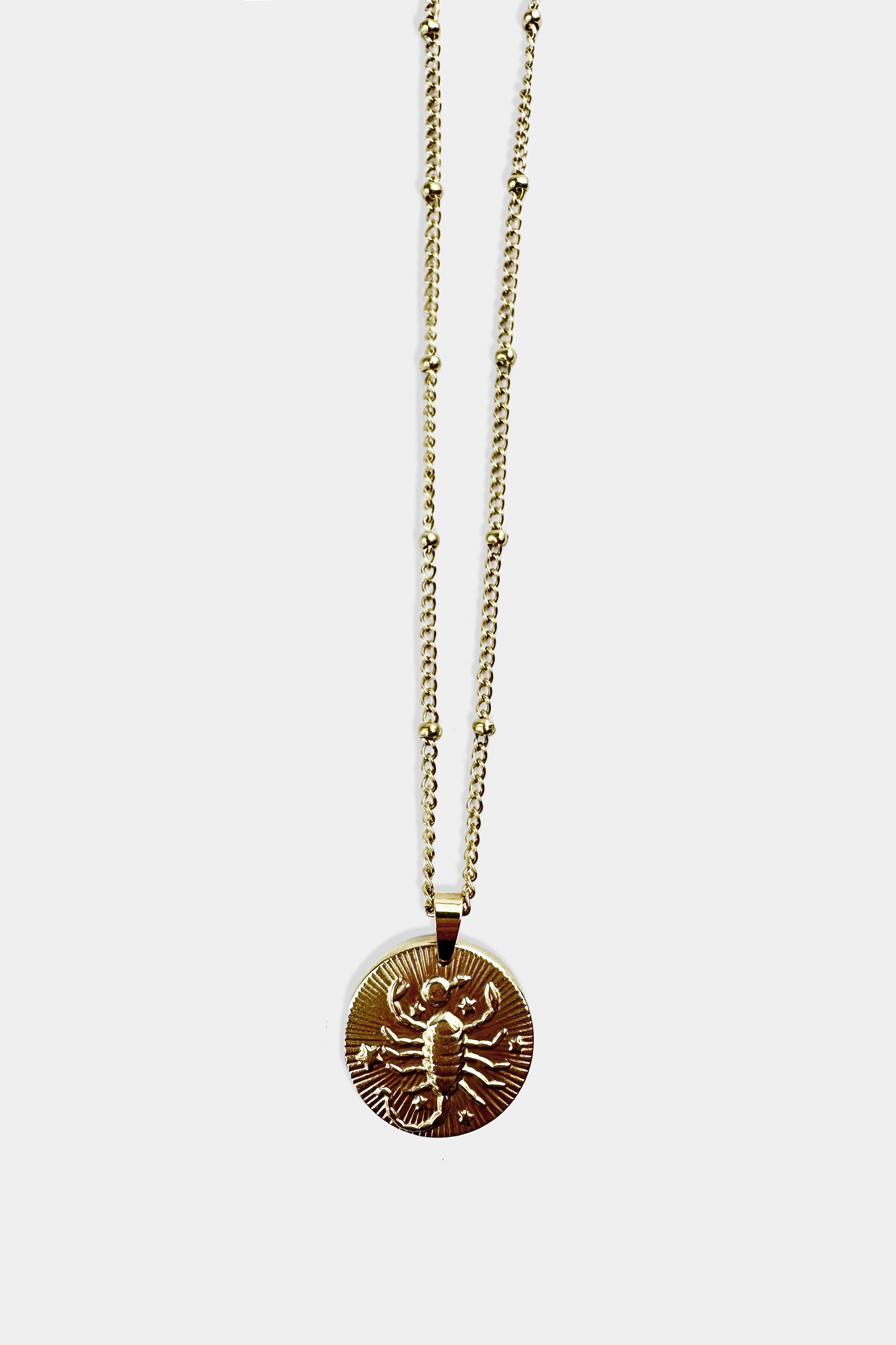 Retro Zodiac Charm Necklace