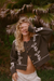 Women's Rhythm Antique Floral Crop Cardigan