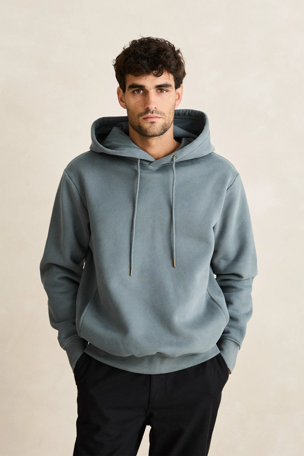 Men's Rhythm Classic Fleece Hood in Silver Pine