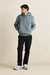 Men's Rhythm Classic Fleece Hood in Silver Pine