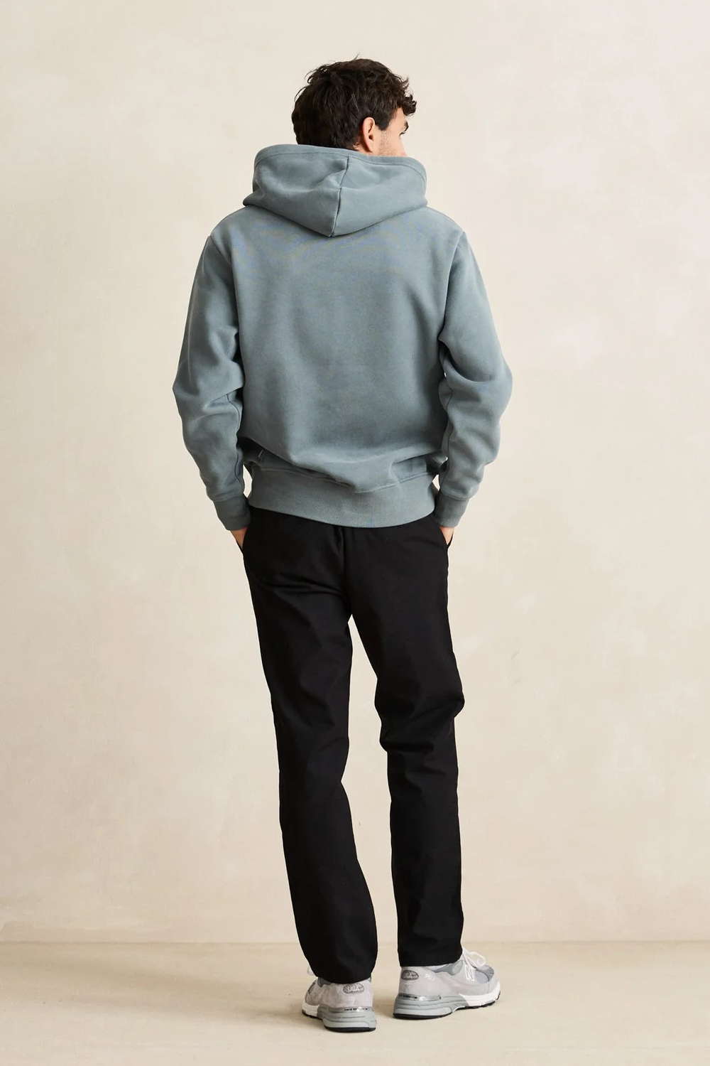 Men's Rhythm Classic Fleece Hood in Silver Pine