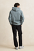 Men's Rhythm Classic Fleece Hood in Silver Pine