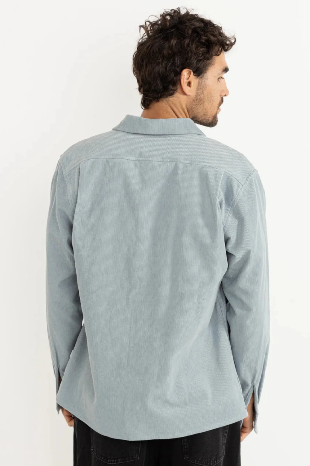 Men's Rhythm Corduroy LS Shirt in Mist