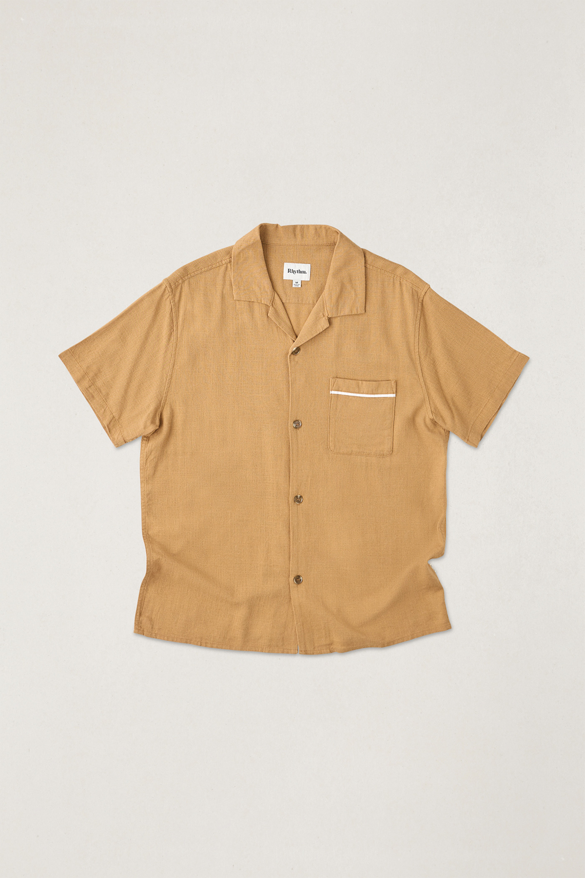 Men's Rhythm Daytona S/S Shirt in Clay
