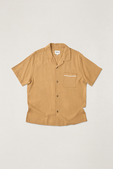 Men's Rhythm Daytona S/S Shirt in Clay