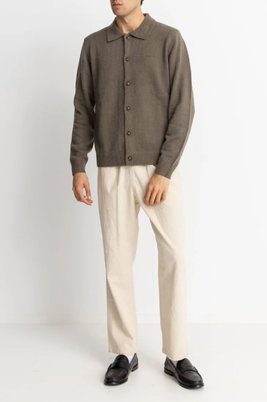 Men's Brixton Mohair Button-Up Knit