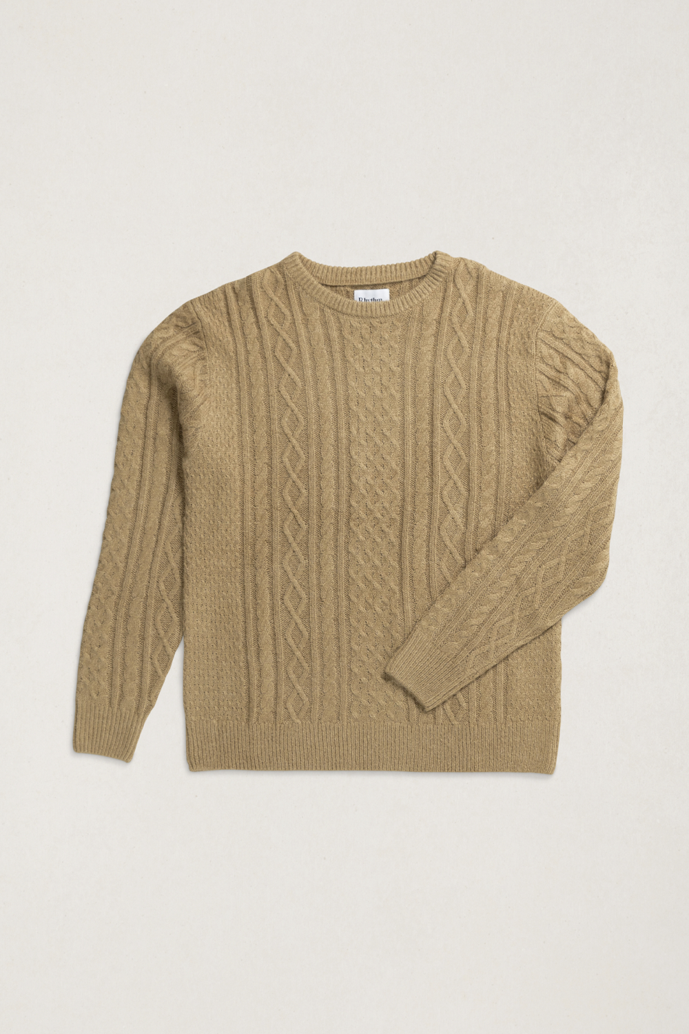 Men's Rhythm Mohair Fishermans Knit in Sand