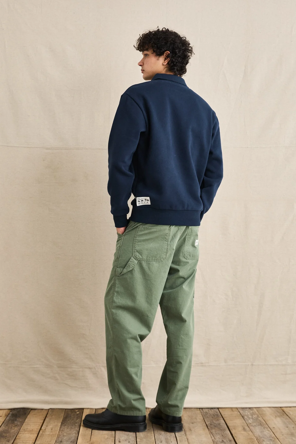 Men's Rhythm Pacific Vintage Fleece in Blue